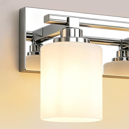 Modern Bathroom Lighting Fixtures Over Mirror