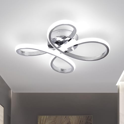 Modern LED Ceiling Light (Chrome / 1 Pack)
