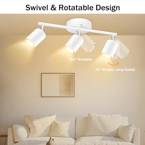 LED 3 Light Track Lighting Kit (3 Light-white)