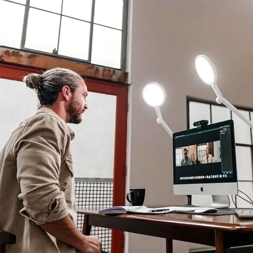 Edge 2.0 LED Desk Lamp (White - Pack of 2)