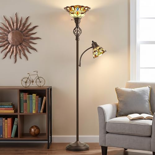 Torchiere Floor Lamp for Living Room (Multicolored 2)