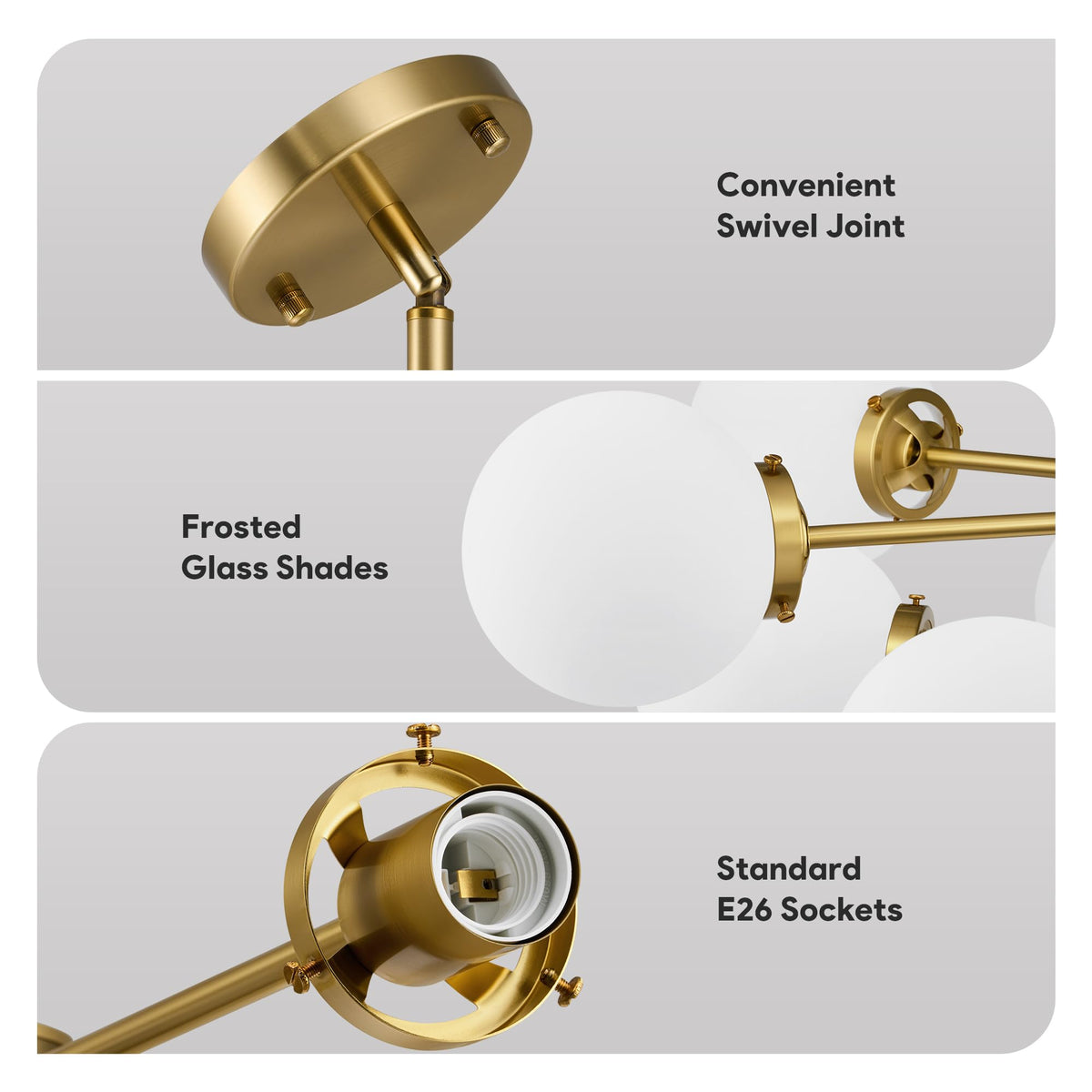 12 Light Sputnik Chandelier (Gold / 12-Light)