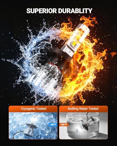 70000LM Super Bright H4 Bulbs (Cool White / H4/HB2)