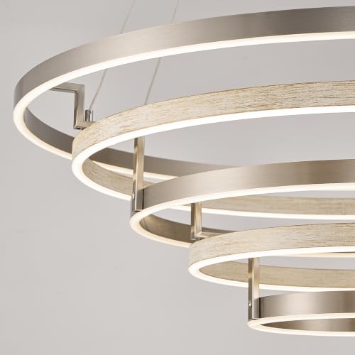 Ring LED Chandelier Modern Chandeliers Dimmable