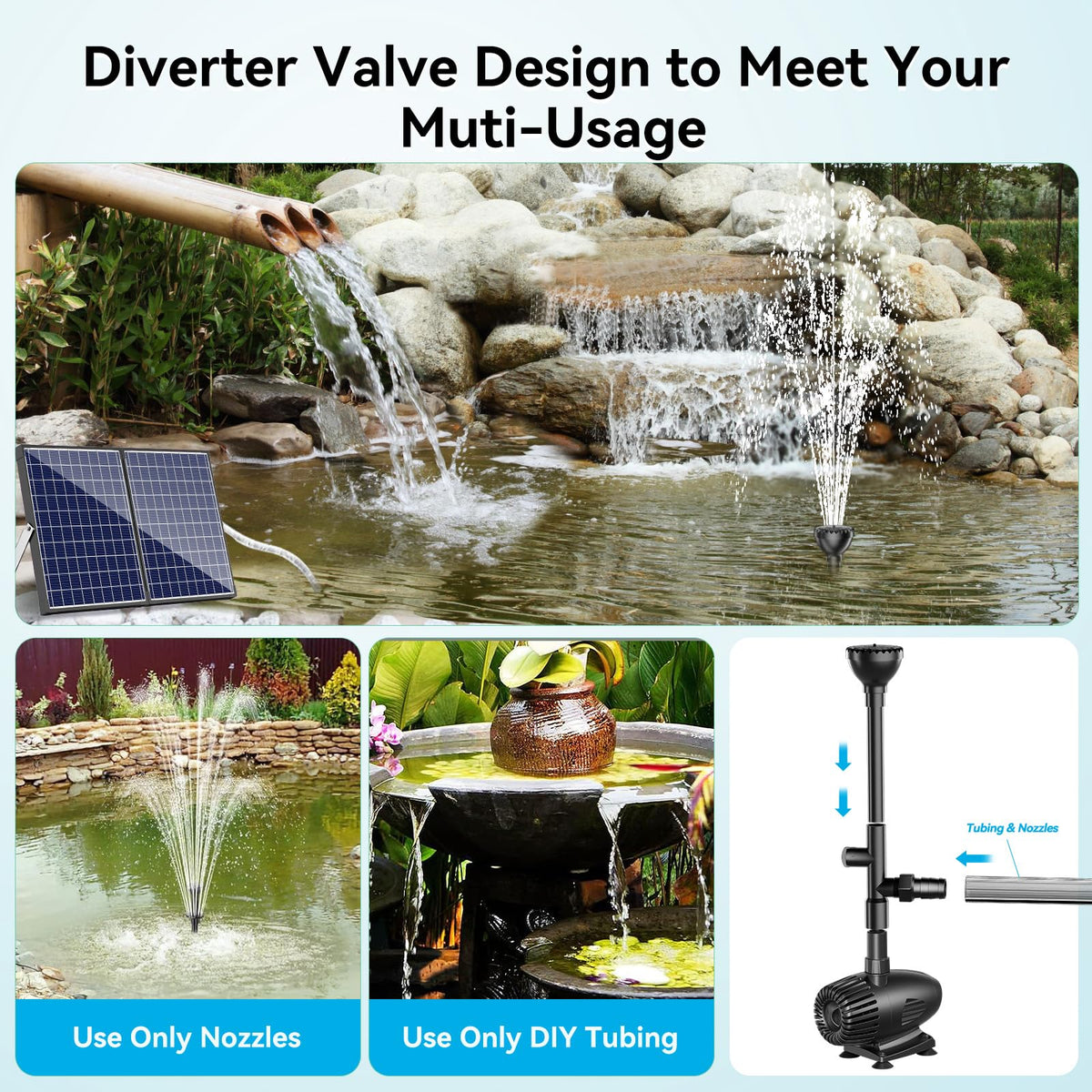 55W Solar Water Pump (55W Solar Fountain Pump)