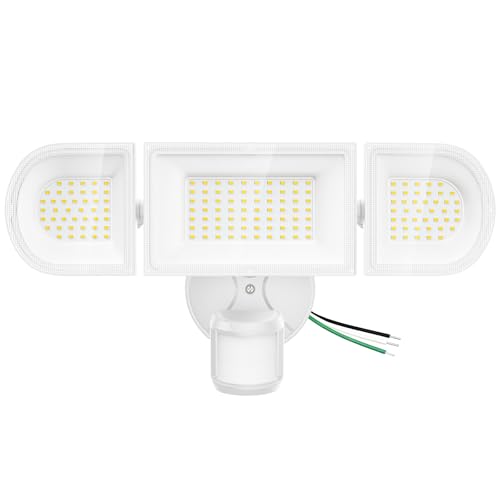 150W Motion Sensor Lights Outdoor for Outside (White)