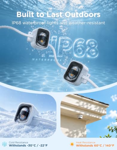 Permanent Outdoor Lights 2 Pro (White / 100ft)