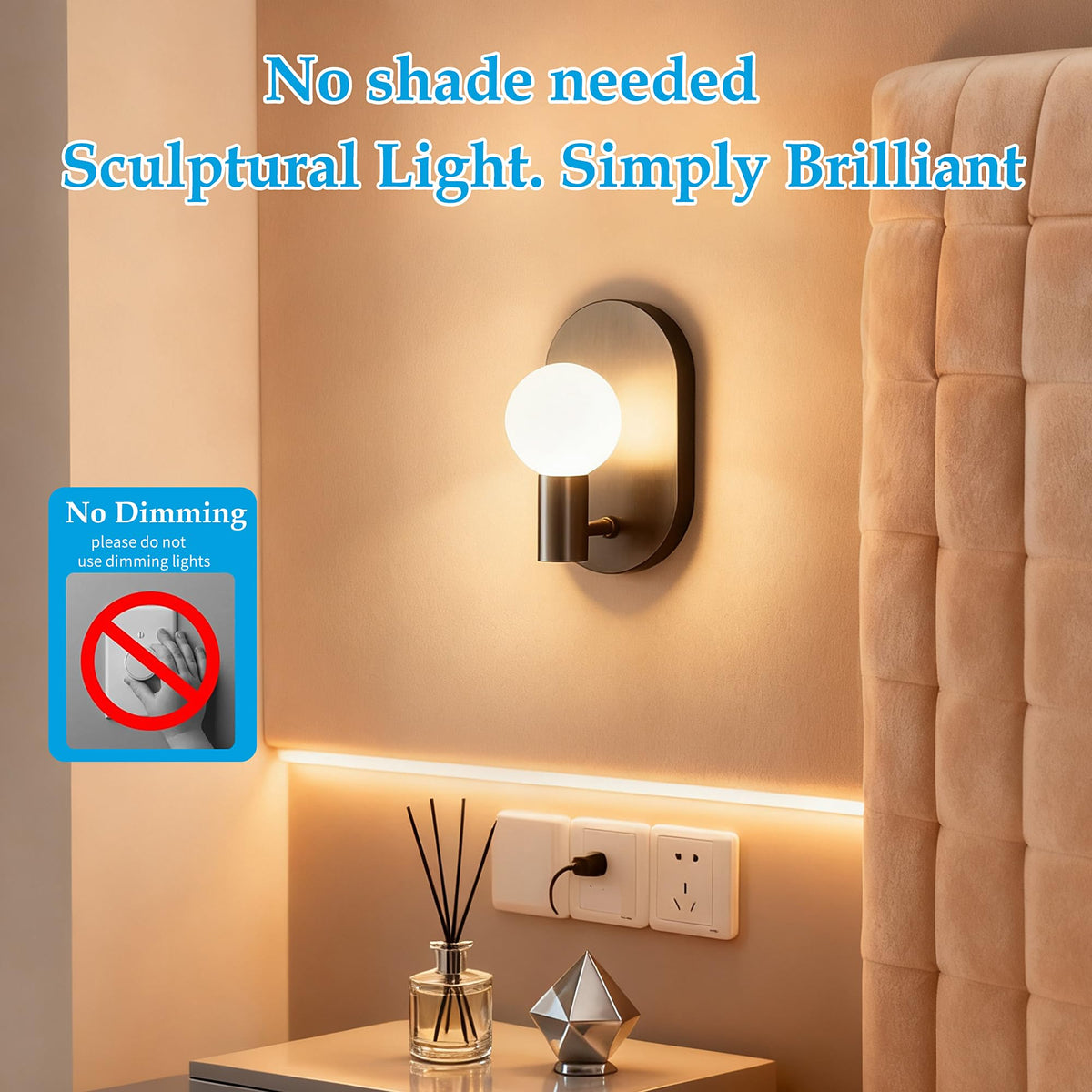 Frosted Globe LED Edison Bulb G30 (No Dimmable 2700k Warm White / 1 Count (Pack of 1))