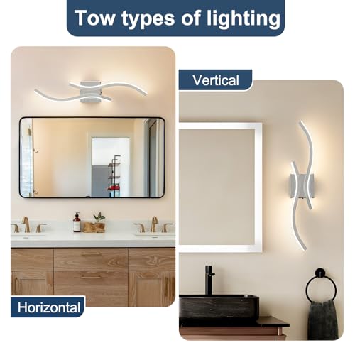 Chrome Modern Wall Sconce Set of Two (Chrome, 24in)