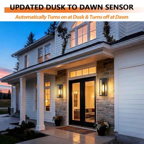 16" Large Motion Sensor Outdoor Wall Lights for House 2