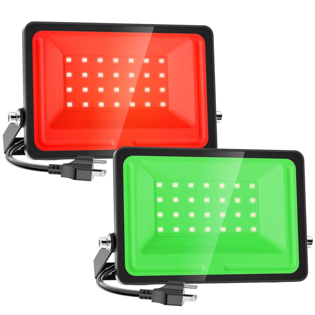 Red and Green Halloween Lights (Red & Green)