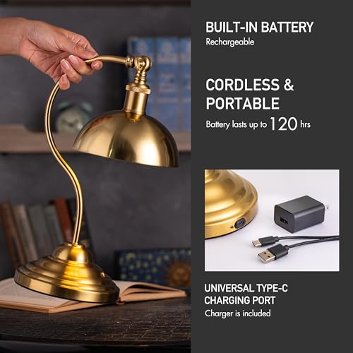 Bankers Cordless LED Table Lamp