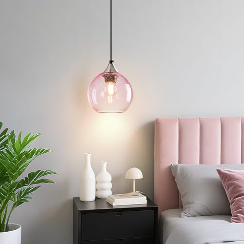 Pink Pendant Lights Kitchen Island 3 Pack (Pink / S - 5.9 in)
