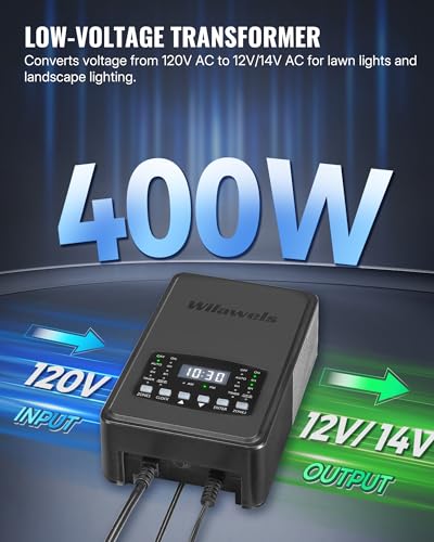 400W Low Voltage Landscape Transformer