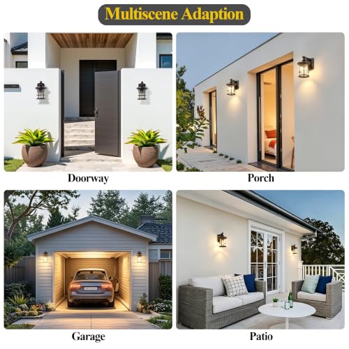 100W Max Vintage Farmhouse Oil Rubbed Bronze Outdoor Wall Light (Bronze / 1 Pack H10")