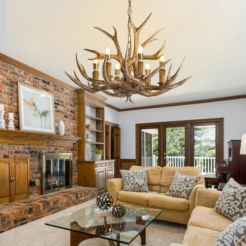 Antlers Chandelier 6 Light (YY-8026-6)