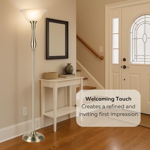 Floor Lamp 72 (Brushed Nickel)