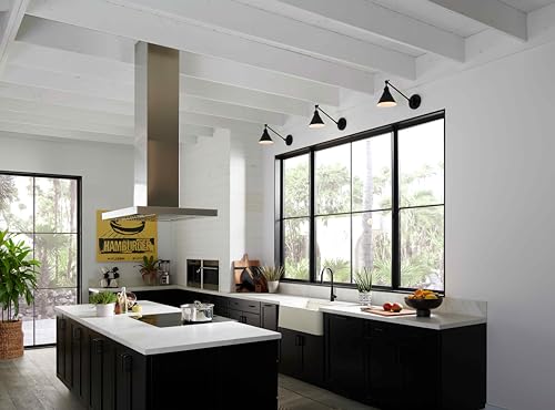 Arti Medium Swing Arm Single Light Wall Sconce (Black)