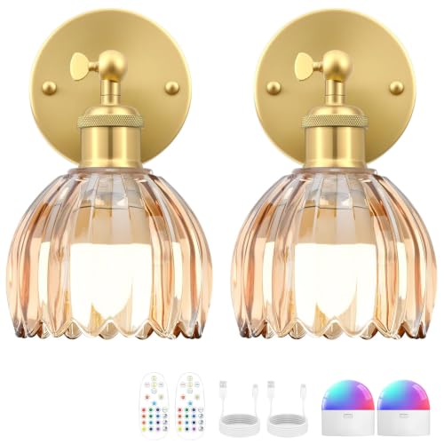 Vintage Battery Operated Wall Sconce