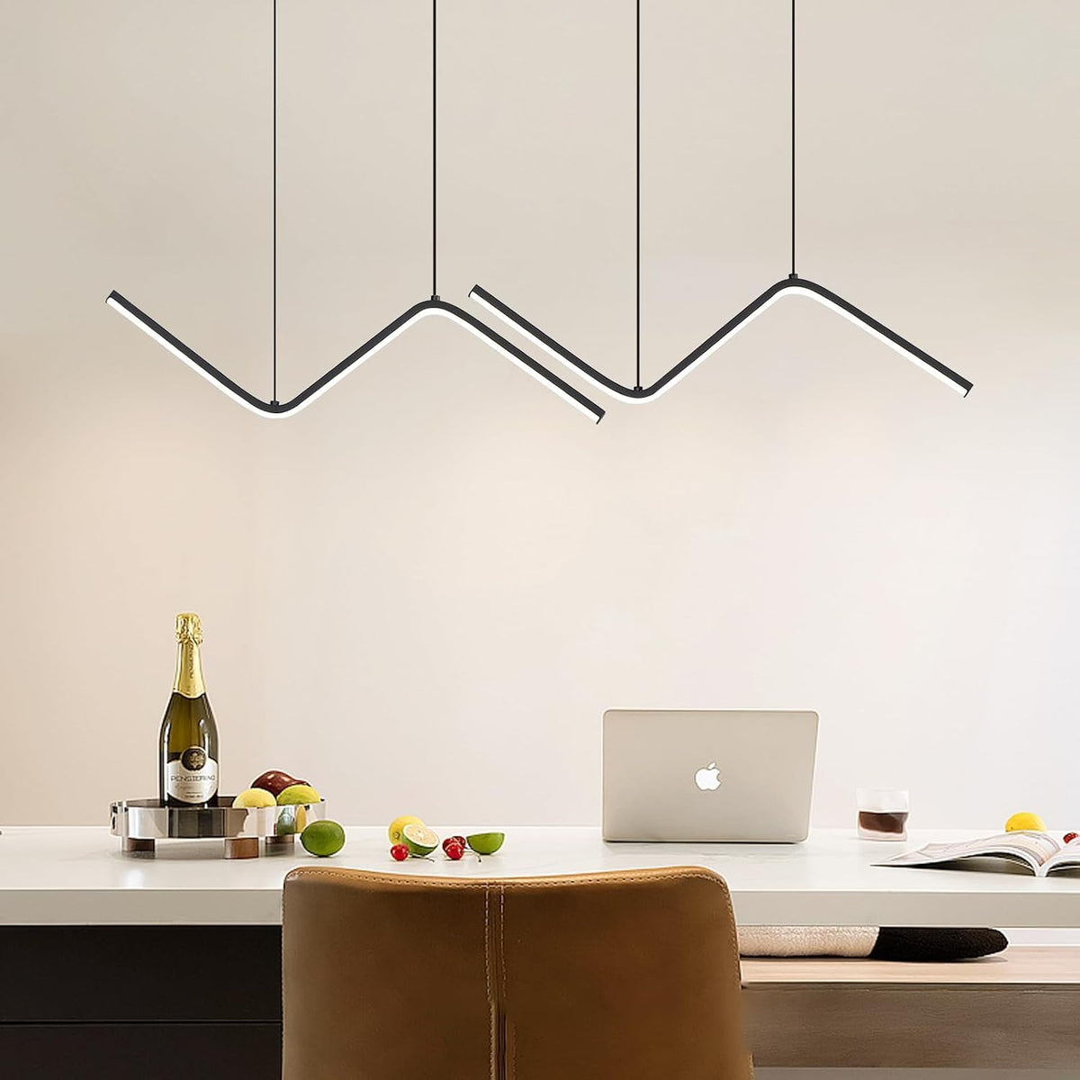 LED Modern Linear Pendant Lights (J / 35IN)