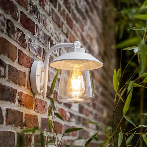 Outdoor Indoor Wall Lantern (White / 1 Pack)