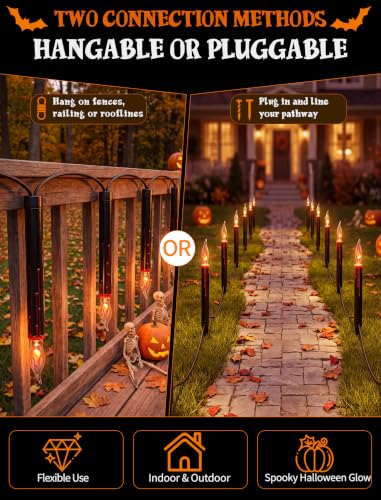 Halloween Pathway Lights (10 Flameless)