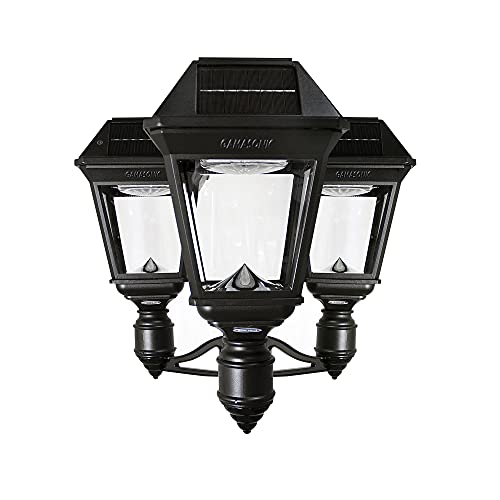 Imperial III Solar Post Light (Triple Lamp)