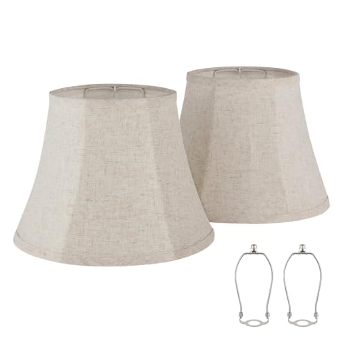 Royal Beige Linen Lamp Shade Set of 2 (Beige)