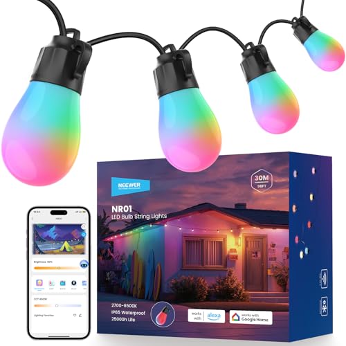 NR01 96ft Outdoor String Lights (96ft)
