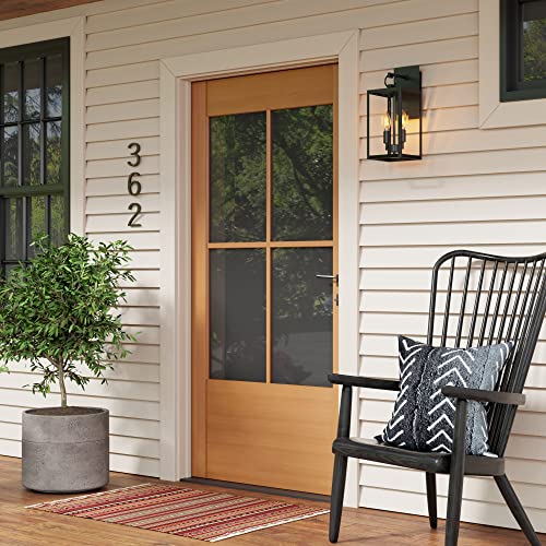Ferris Outdoor Black Wall Sconce Light Fixture (Ferris Black)