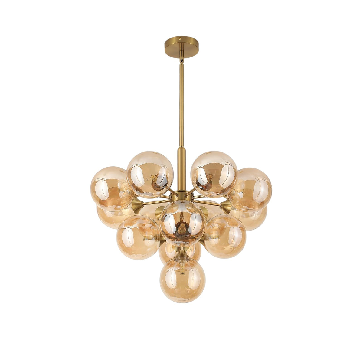 Mid Century Modern Chandelier 13 (D24in)