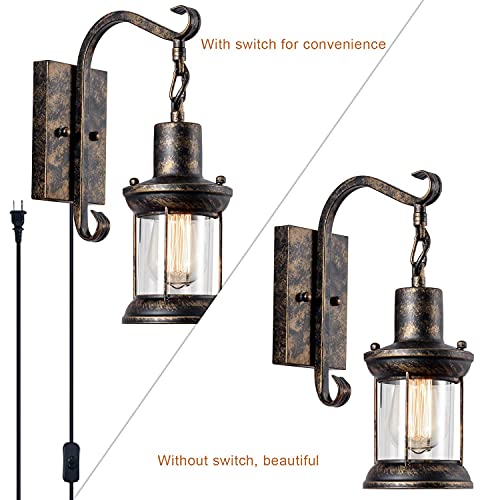 Rustic Wall Lamps (2 packs)
