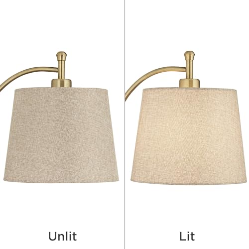 Chester Antique Brass and Black Swing Arm Wall Lamps Set of 2 Light Fixture