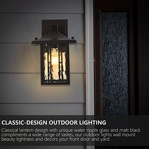 Outdoor Porch Lights with GFCI Outlet (1 Pack / With outlet)