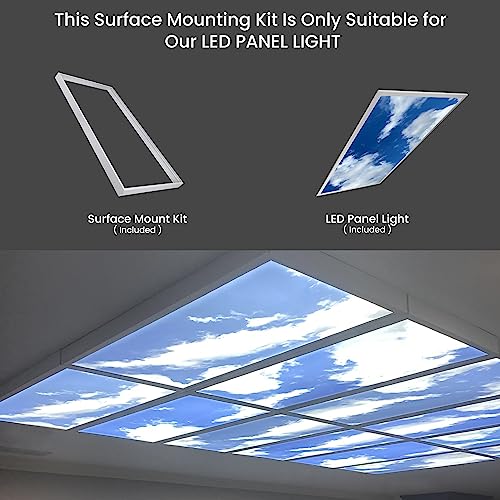 4 Pack 2x4 LED Cloud Panel Light (2x4 FT - 4Pack)