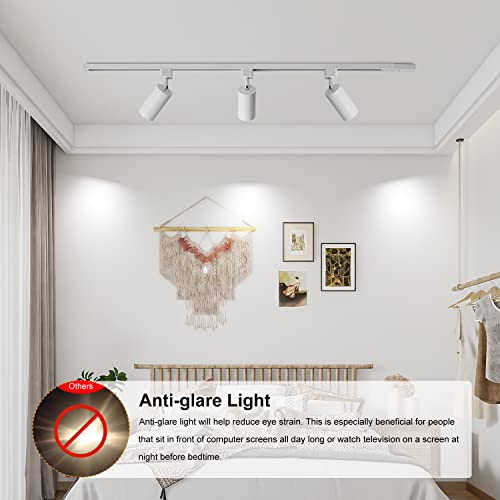 12 Light GU10 LED Track Lighting Kit (White)