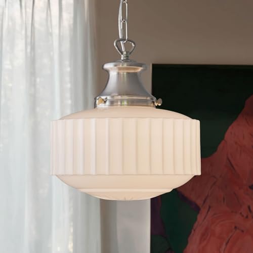 Vintage Brass Pendant Light Fixture