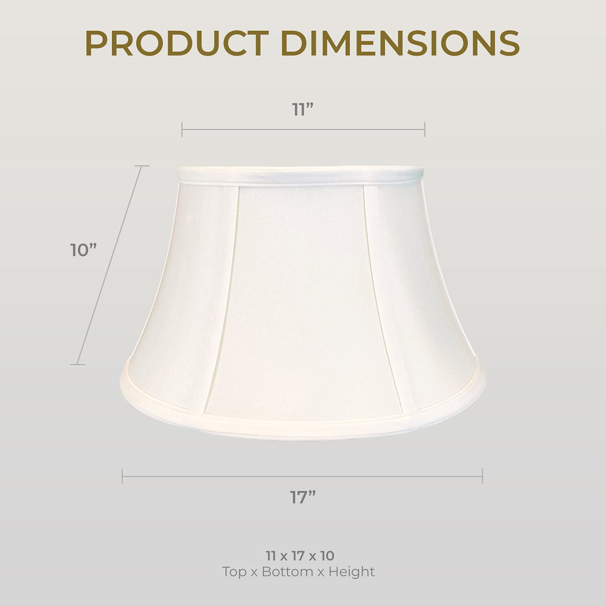 Shallow Drum Bell Billiotte Wall Lamp Shade (White - Set of 2 / 11 x 17 x 10)