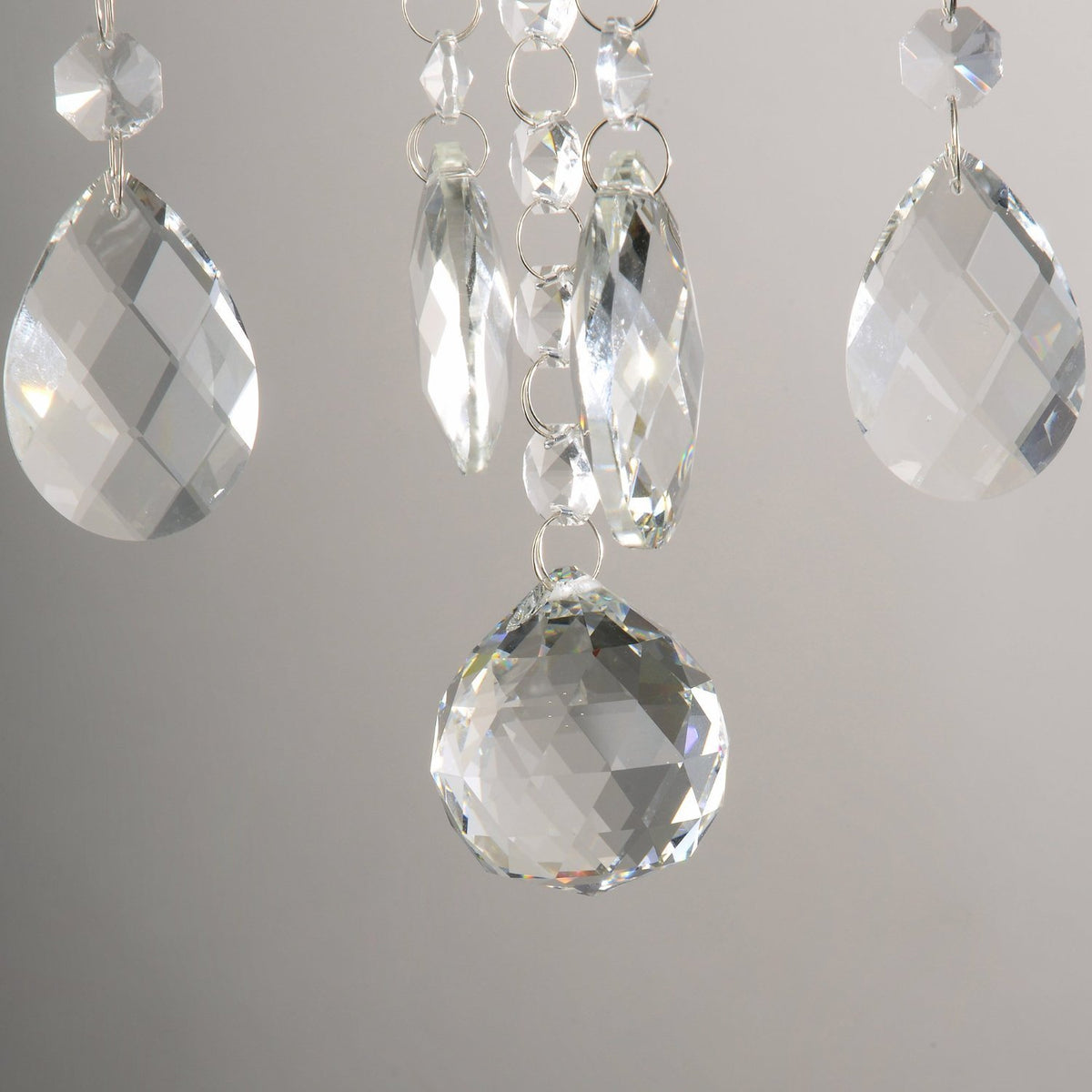 Saint Mossi 6 Light Chandelier Modern K9 Crystal Chandelier Lighting (Clear Crystal / W28" 1 Tier)