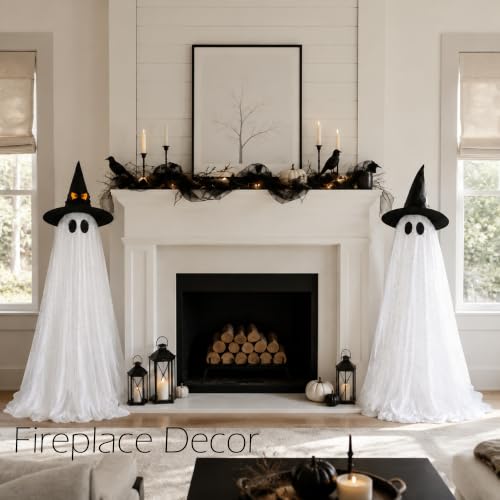 2Packs Halloween Decorations Outdoor (Large ghost)