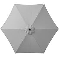 7.5ft Solar Umbrella LED Lighted Patio Umbrella