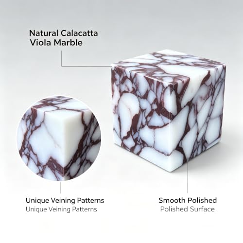 Marble Lamp Luxury Stone Table Lamp Type (Calacatta Purple)