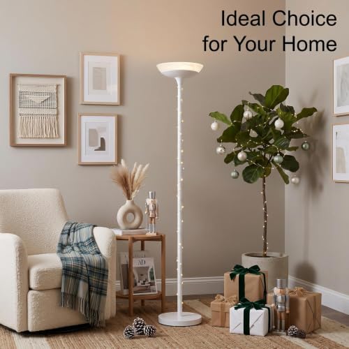Torchiere Floor Lamp (White Floor Lamp)