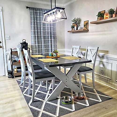5 Light Pendant Lights Fixture (White)