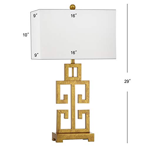 Greek Key Table Lamp Set of 2 (Antique Gold - Set of 2)