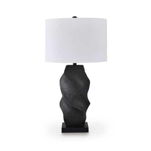 Table Lamp Tall Modern Black for Living Room (Black / White / Table Lamp)