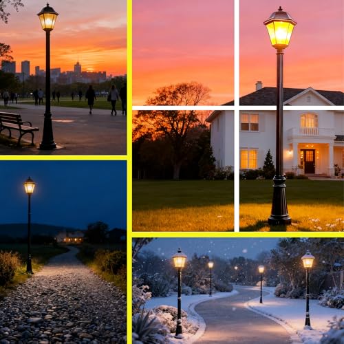 Universal Outdoor Post Light Pole (79 inch without Arm)