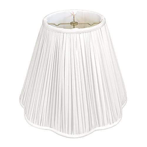 Royal Designs Bottom Scallop Gather Pleat Basic Lamp Shade