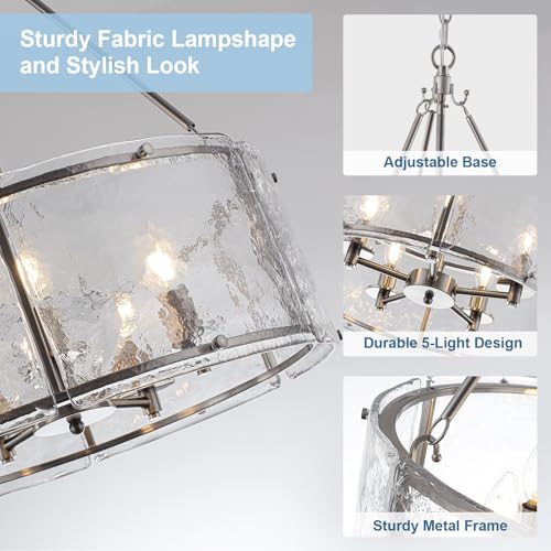 Modern Glass Dining Room Chandelier