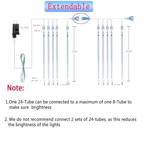Outdoor Christmas Decorations (ice blue)